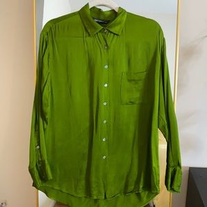 Zara silk shirt